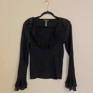 Black Ralph Lauren sweater